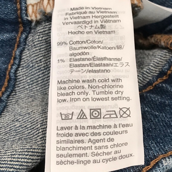 Madewell The High-Rise Slim Crop Boyjean Size 25 - Picture 9 of 10